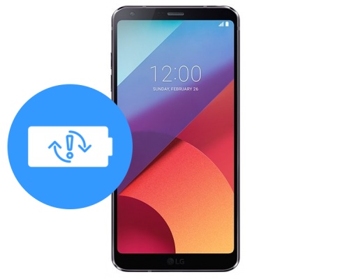 Замена аккумулятора (батареи) LG G6+
