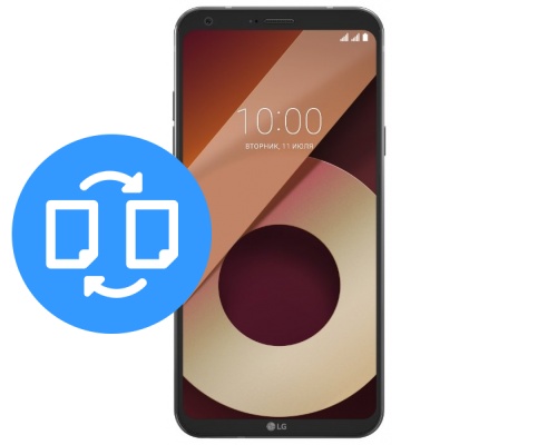 Замена дисплея (экрана) LG Q6a