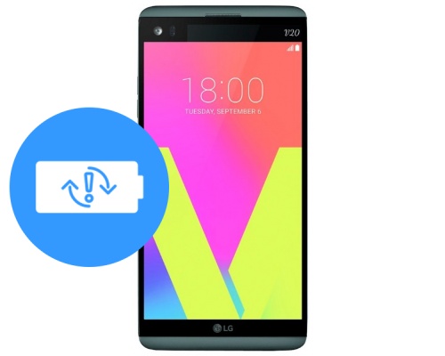 Замена аккумулятора (батареи) LG V20