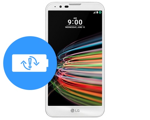 Замена аккумулятора (батареи) LG X fast