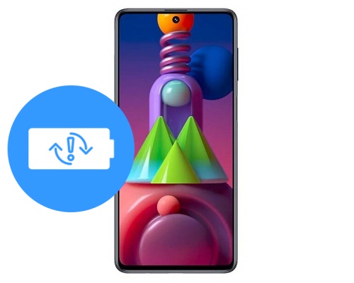 Замена аккумулятора (батареи) Samsung Galaxy M51